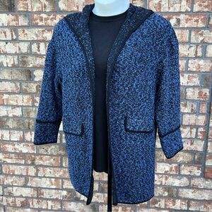 NWT: Plus Size Hooded Women’s Textured Jacket